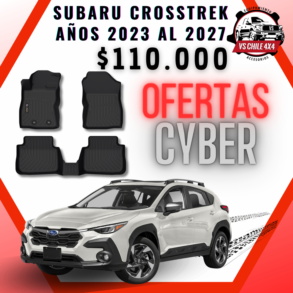 Pisos Calce Perfecto SUBARU CROSSTREK 2023-2027