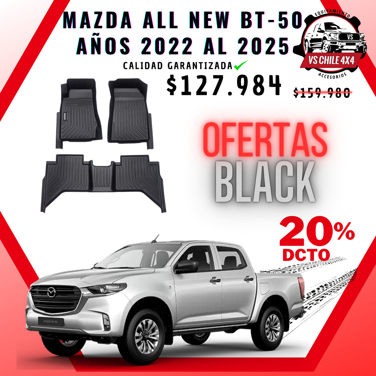 Pisos Calce Perfecto Mazda New BT-50 (2022 - 2025)