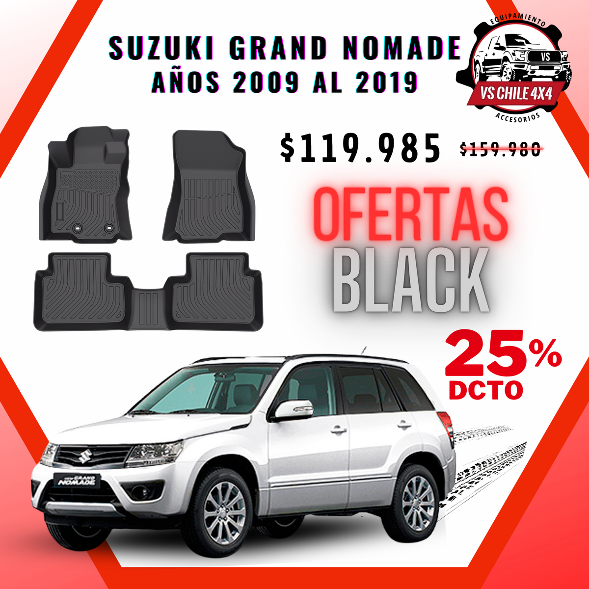 Pisos Calce Perfecto Suzuki Grand Nomade (2009 - 2019)