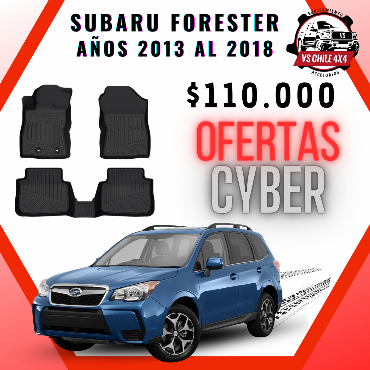 Pisos Calce Perfecto Subaru Forester Años 2013 Al 2018