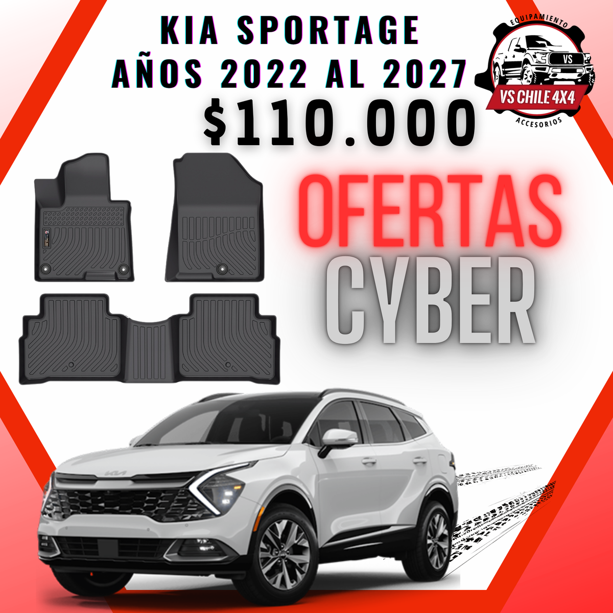 Pisos Calce Perfecto Kia Sportage (2022 - 2027)