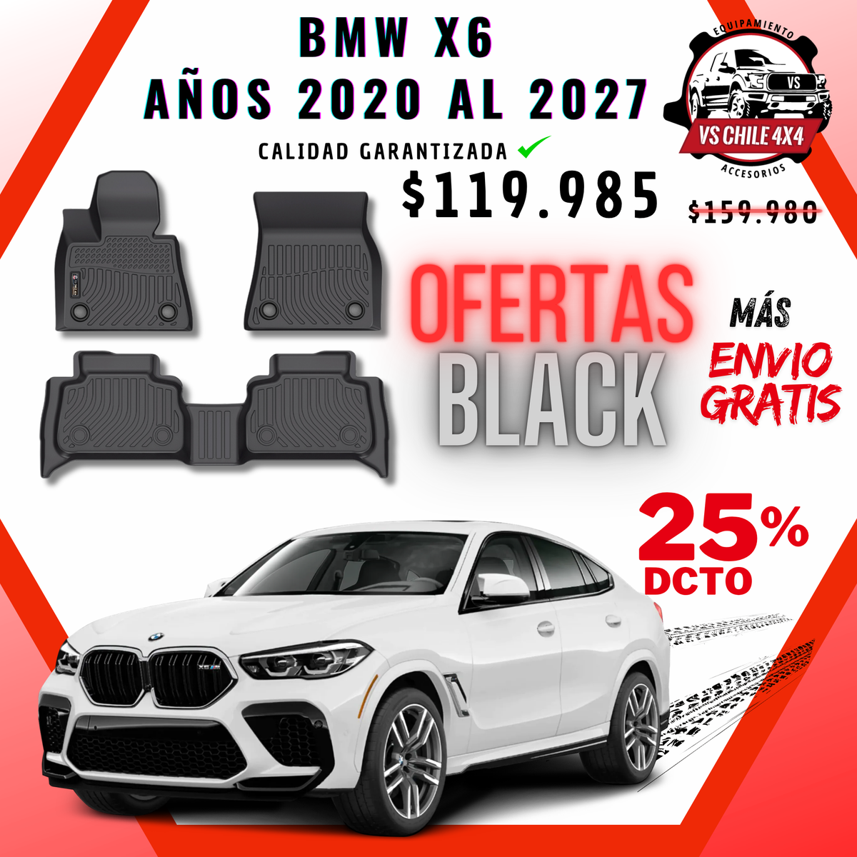 Pisos Calce Perfecto BMW X6 (2020 - 2027)