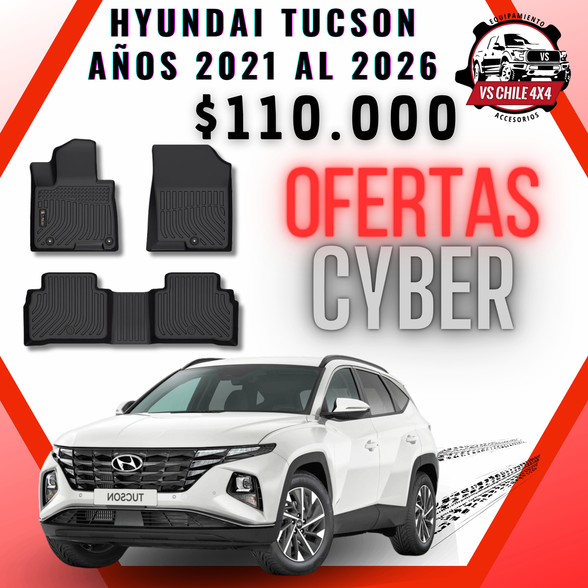 Pisos Calce Perfecto Hyundai Tucson 2021 al 2026
