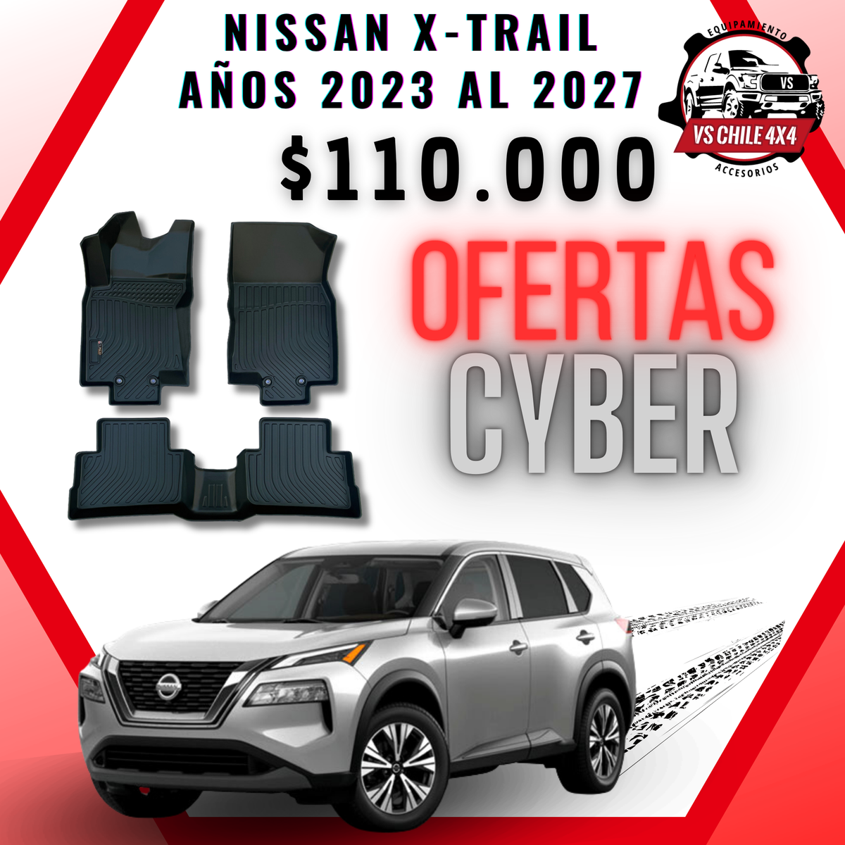 Pisos Calce Perfecto Nissan Xtrail X-trail 2023 al 2027