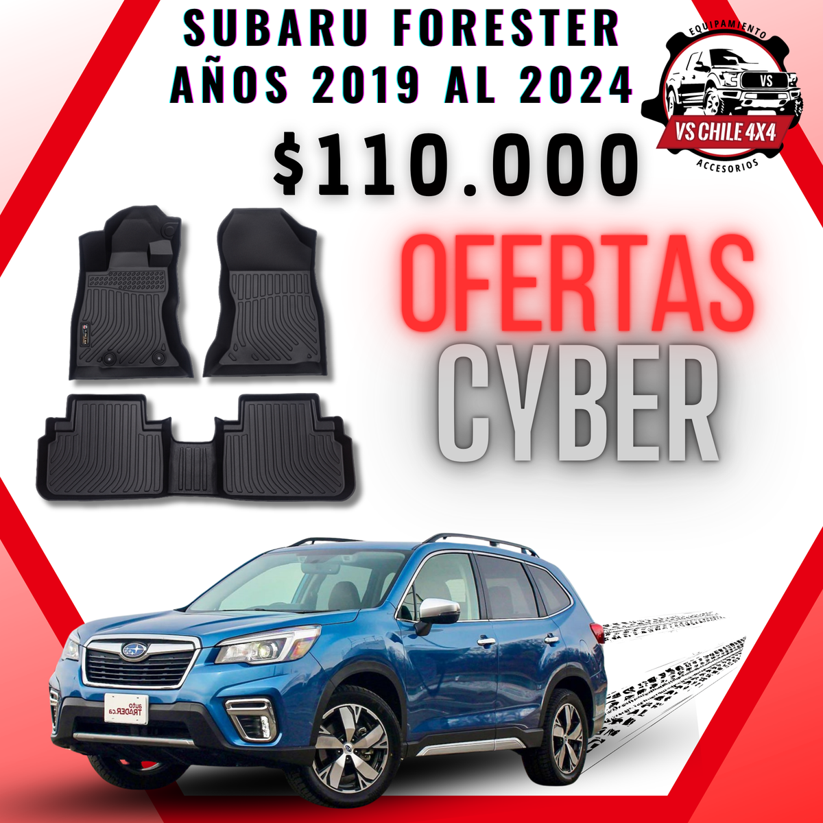 Pisos Calce Perfecto Subaru Forester Años 2019 Al 2024