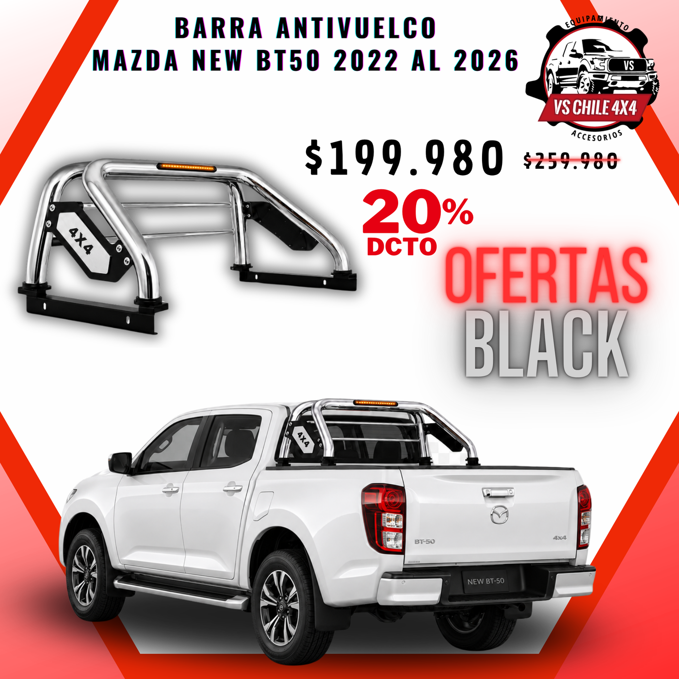 Barras Antivuelco Mitsubishi L200
