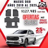Pisos Calce Perfecto Maxus D60 SUV 3 Corridas (2019 - 2025)
