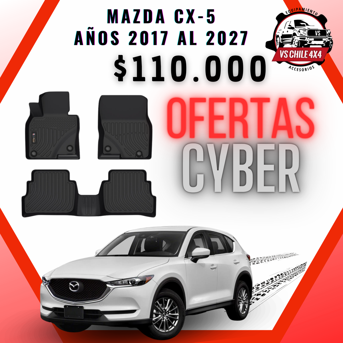 Pisos Calce Perfecto Mazda CX-5 / CX5 (2017 - 2027)