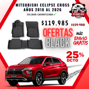 Pisos de Calce Perfecto Mitsubishi Eclipse Cross (2018–2025) — TPE 3D Premium