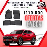 Pisos de Calce Perfecto Mitsubishi Eclipse Cross (2018–2025) — TPE 3D Premium