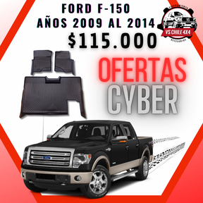 Pisos Calce Perfecto Ford F150 Doble Cabina (2009 - 2014)