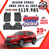 Pisos Calce Perfecto NISSAN XTRAIL X-TRAIL  años 2015 al 2022