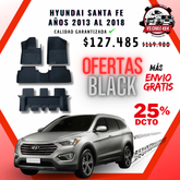 Pisos Calce Perfecto HYUNDAI SANTA FE (2013 - 2018)