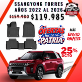 Pisos Calce Perfecto Ssangyong Torres (2022 - 2026)