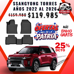 Pisos Calce Perfecto Ssangyong Torres (2022 - 2026)