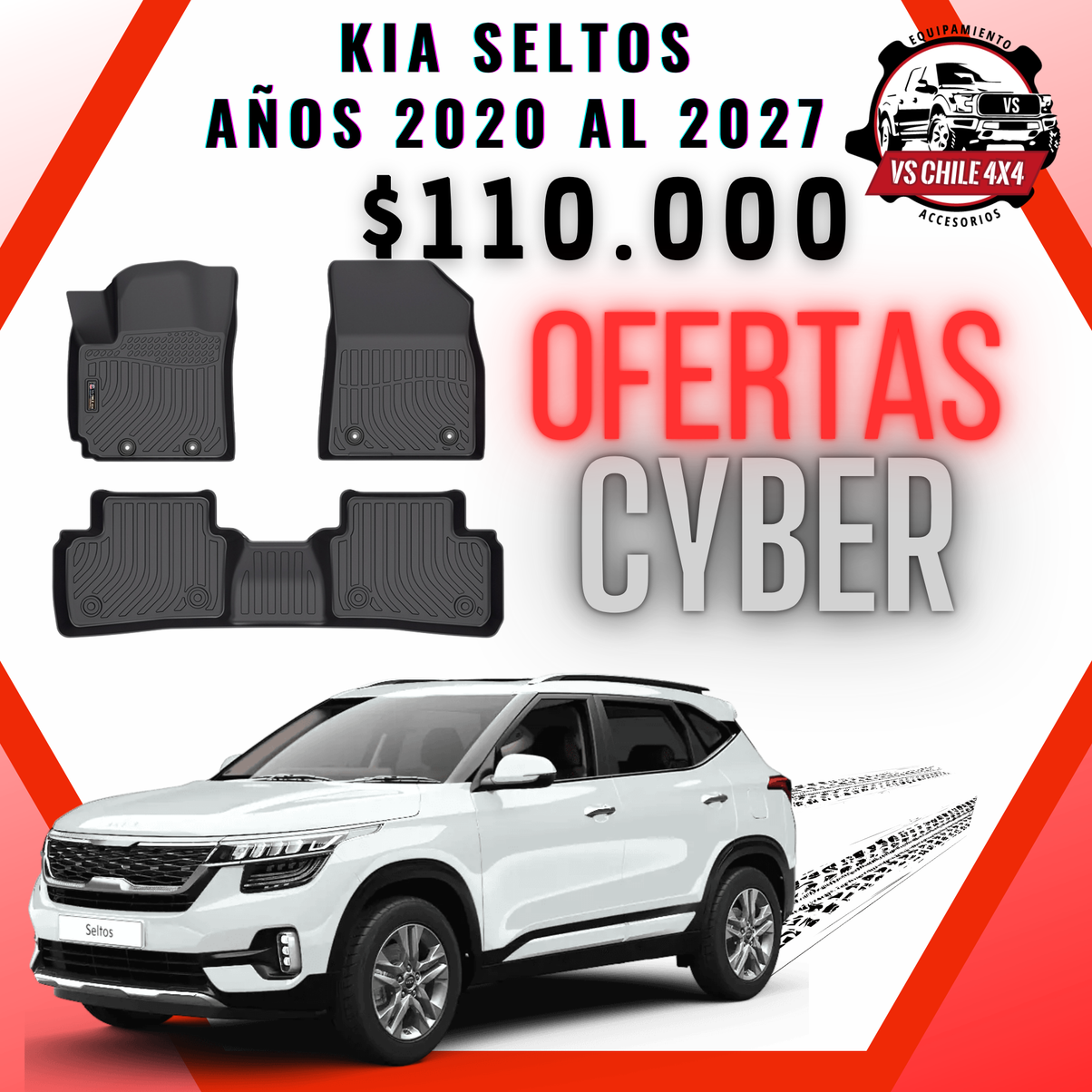 Pisos Calce Perfecto Kia Seltos (2020 - 2027)