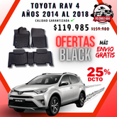 Pisos Calce Perfecto Toyota RAV4 RAV 4 años 2014 al 2018