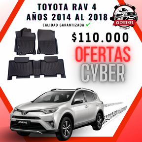 Pisos Calce Perfecto Toyota RAV4 RAV 4 años 2014 al 2018