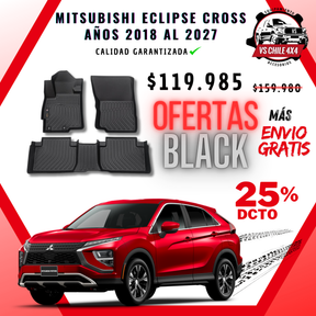 Pisos de Calce Perfecto Mitsubishi Eclipse Cross (2018–2027) — TPE 3D Premium