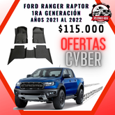 Pisos Calce Perfecto Ford Ranger Raptor 1ra Generacion