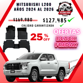 Pisos Calce Perfecto Mitsubishi L200 Doble Cabina (2024 - 2026)