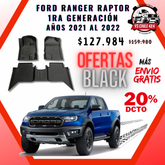 Pisos Calce Perfecto Ford Ranger Raptor 1ra Generacion