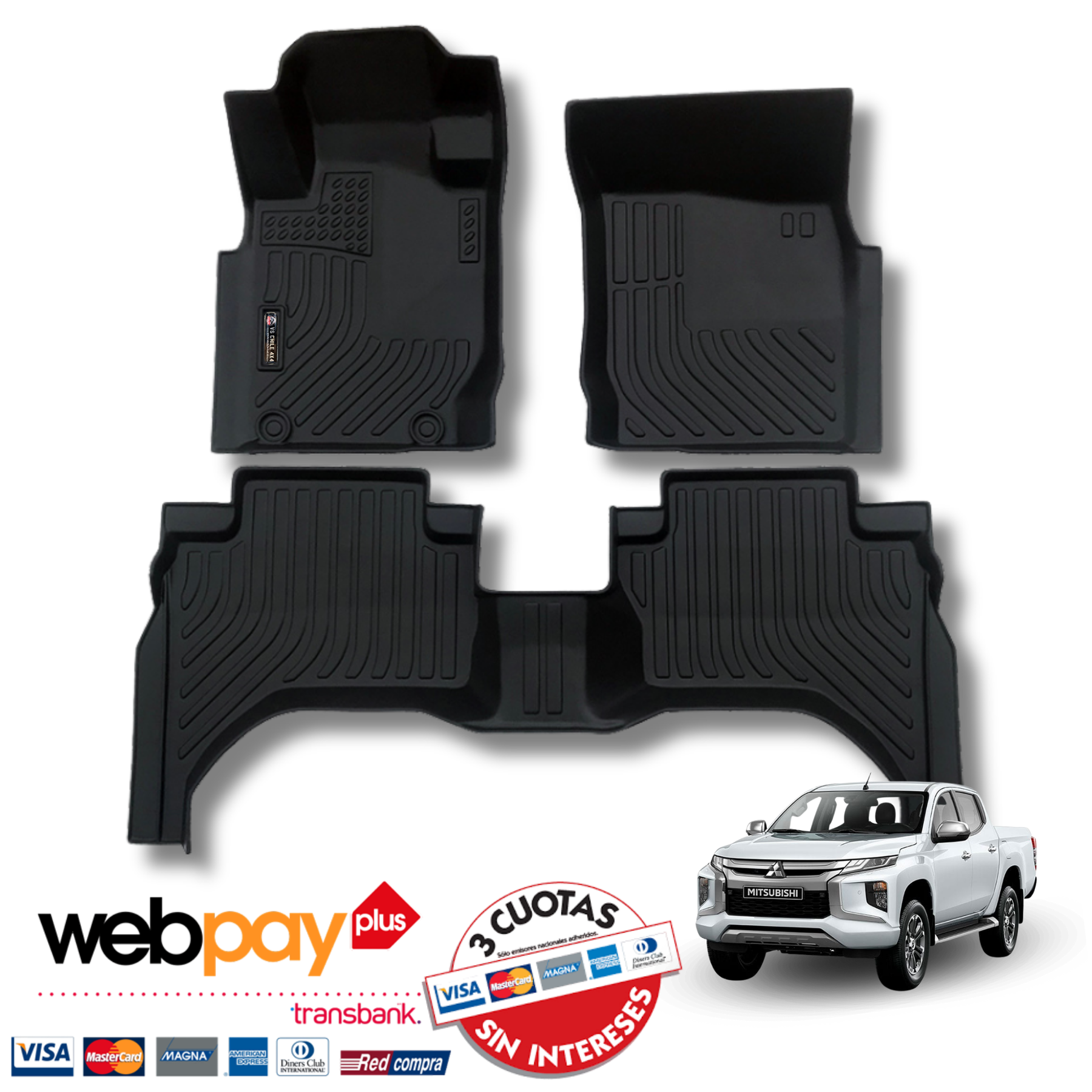 Pisos Calce Perfecto L200 WORK/TRITON / DAKAR años 2016 al 2023