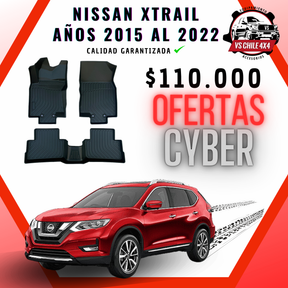 Pisos Calce Perfecto NISSAN XTRAIL X-TRAIL  años 2015 al 2022