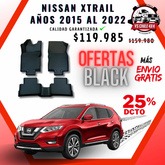 Pisos Calce Perfecto NISSAN XTRAIL X-TRAIL  años 2015 al 2022