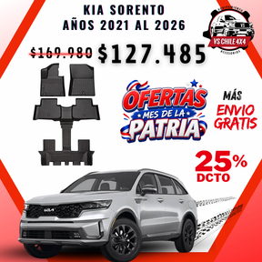 Pisos Calce Perfecto KIA Sorento 2021 al 2026