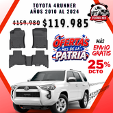 Pisos Calce Perfecto Toyota 4Runner 2010 al 2024
