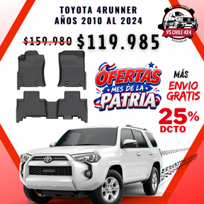 Pisos Calce Perfecto Toyota 4Runner 2010 al 2024