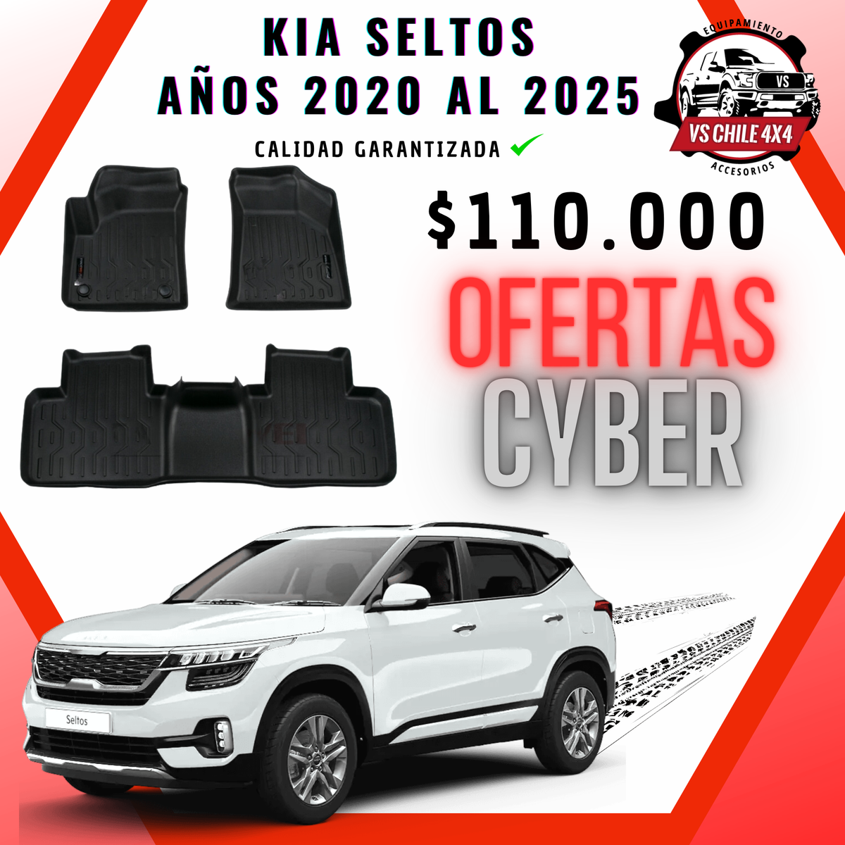 Pisos Calce Perfecto Kia Seltos (2020 - 2025)