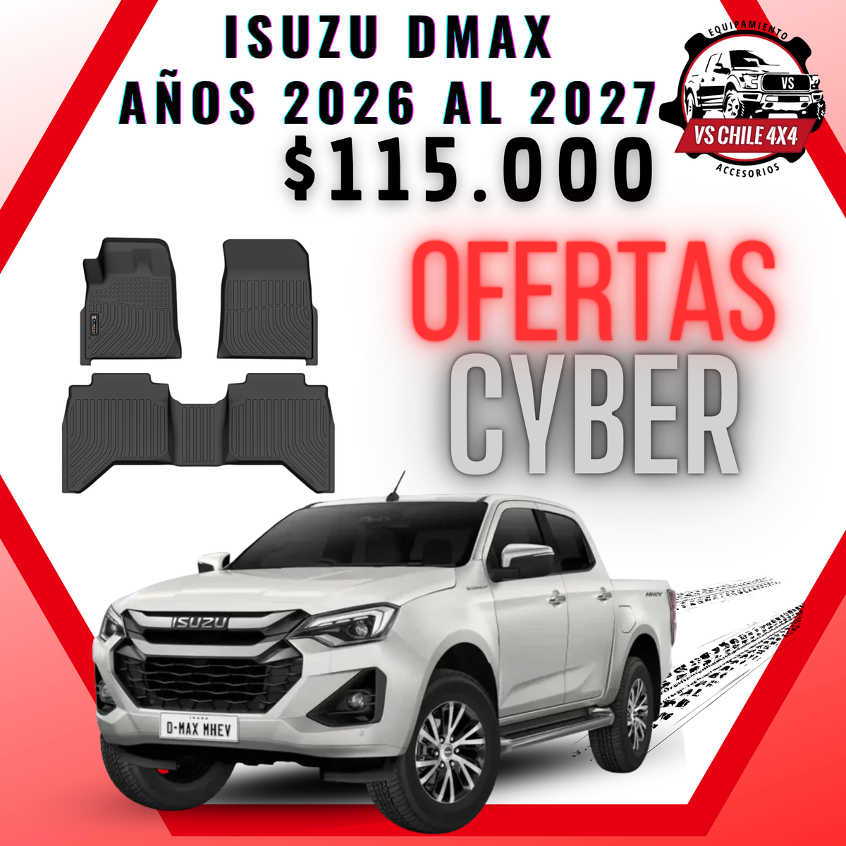 Pisos Calce Perfecto Isuzu DMAX (2026 - 2027)