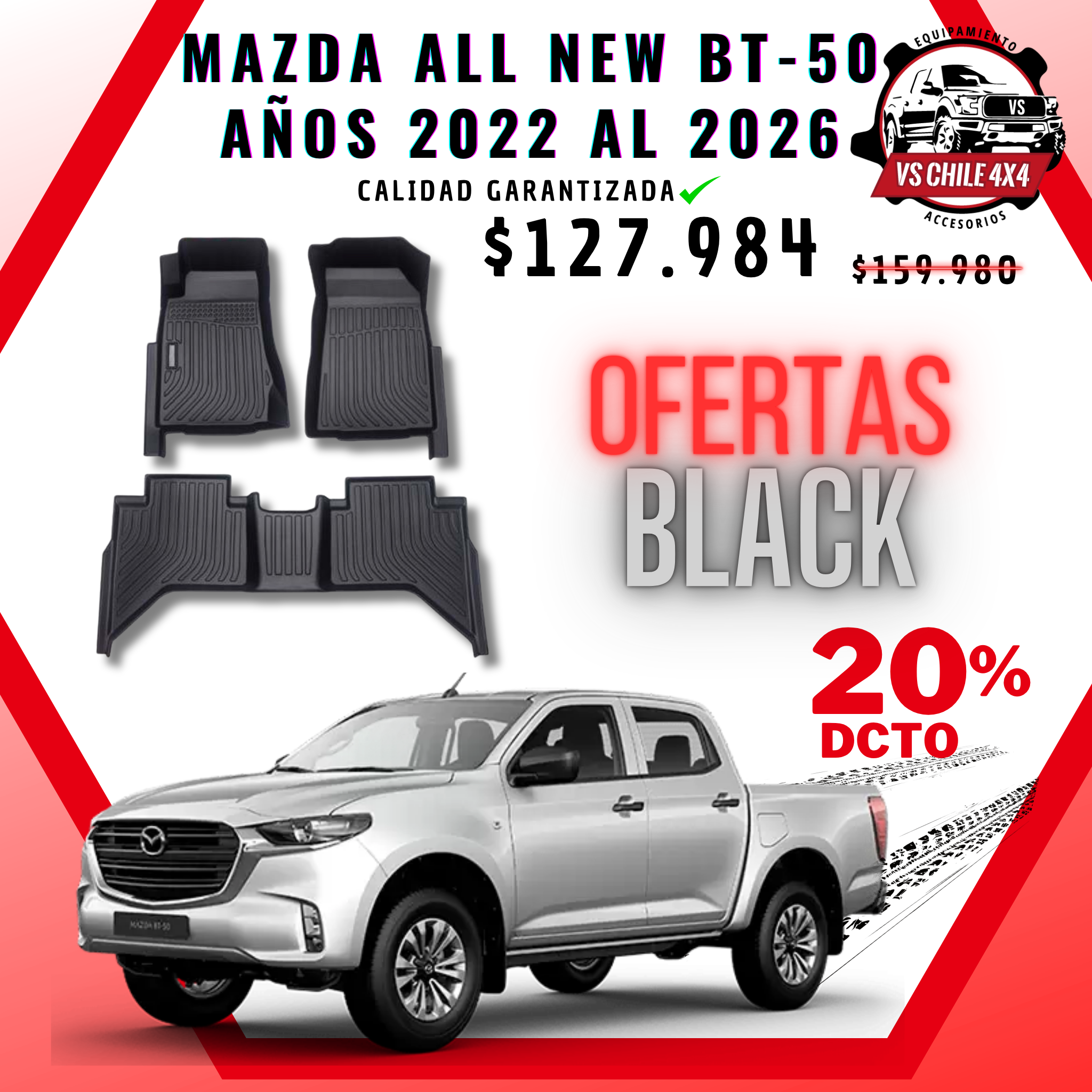 Pisos Calce Perfecto Mazda New BT-50 (2022 - 2026)
