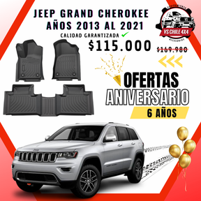 Pisos Calce Perfecto Jeep Grand Cherokee (2013 - 2021)