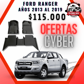 Pisos Calce Perfecto Ford Ranger años 2013 al 2019