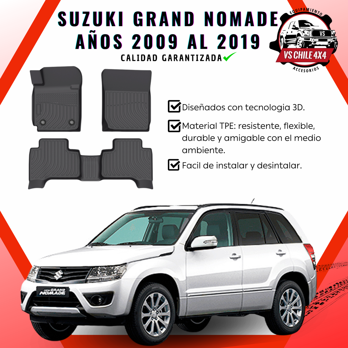 Pisos Calce Perfecto Suzuki Grand Nomade (2009 - 2019)