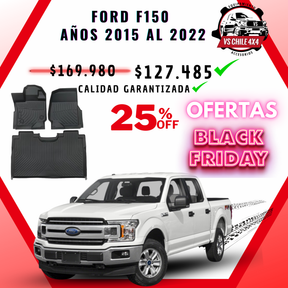Pisos Calce Perfecto Ford F150 2015 - 2022
