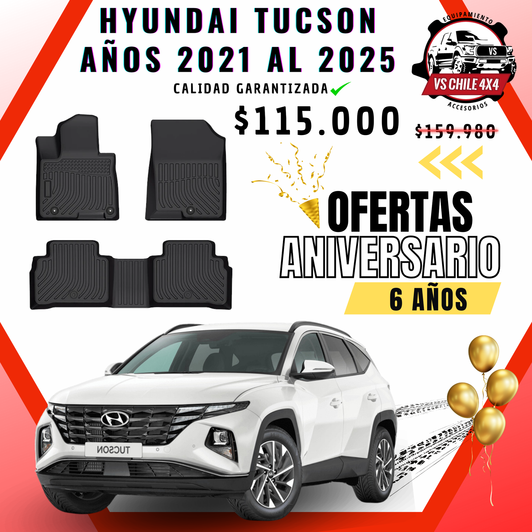 Pisos Calce Perfecto Hyundai Tucson 2021 al 2025