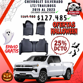 Pisos Calce Perfecto Chevrolet Silverado LTZ/TRAILBOSS 2019 al 2023