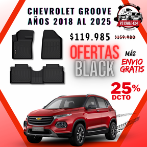 Pisos Calce Perfecto Chevrolet Groove años 2017 al 2025