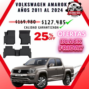 Pisos Calce Perfecto Volkswagen Amarok años 2011 al 2025