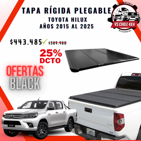 Tapa Plegable Rígida Toyota Hilux 2015 al 2025