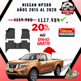 Pisos Calce Perfecto NISSAN NP300 años 2015 al 2020