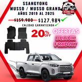 Pisos Calce Perfecto SsangYong Musso / Musso Grand 2019 al 2026