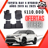 Pisos Calce Perfecto TOYOTA RAV 4 HYBRID años 2019 al 2025