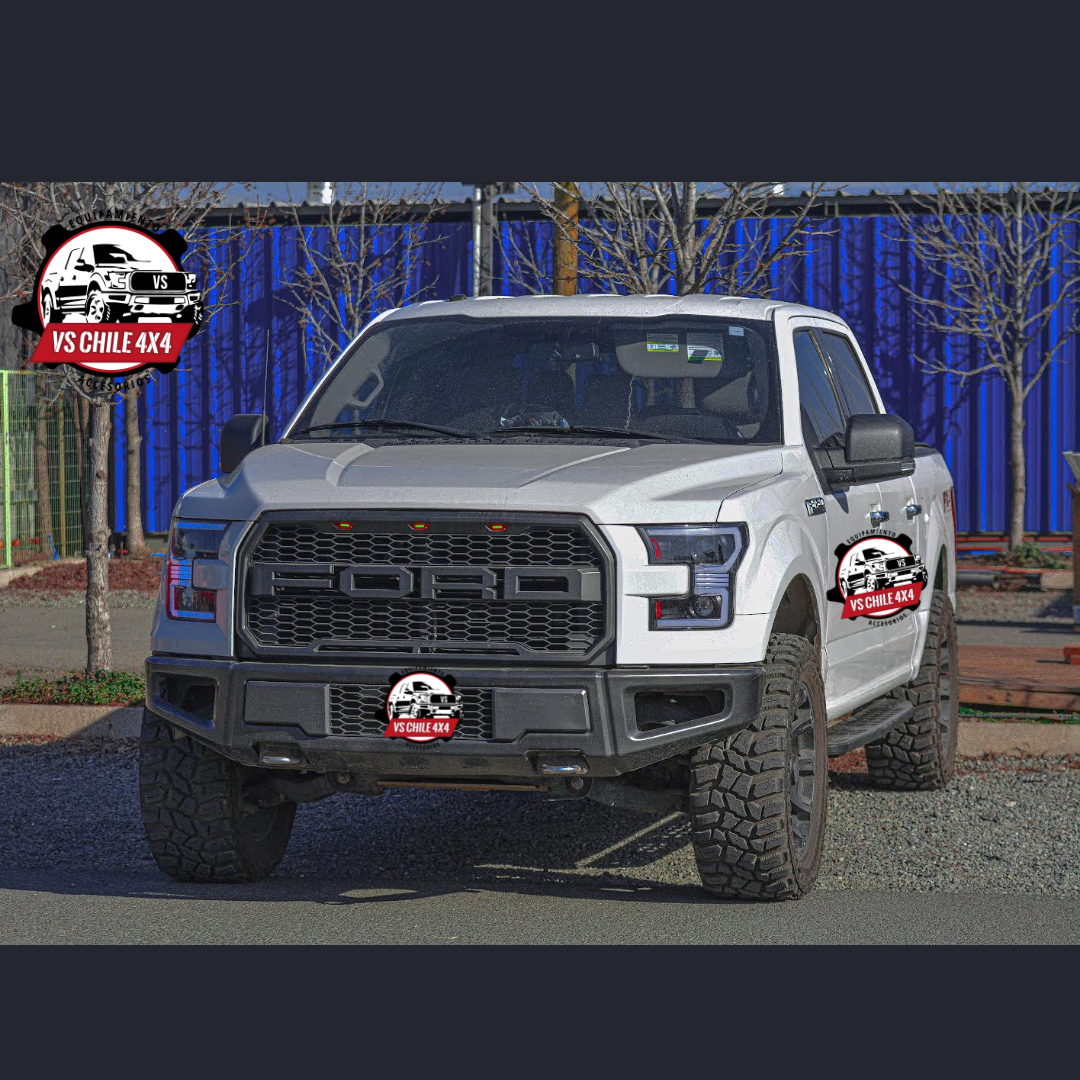 Máscara Estilo Raptor Exclusiva para FORD F150 años 2015 al 2017 Transforma tu Camioneta!