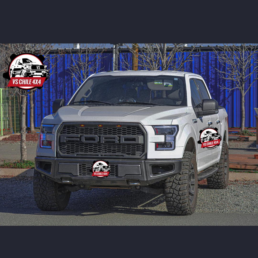Máscara Estilo Raptor para Ford F150 (2015–2017) | Luces LED y Ajuste Exacto