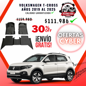 Pisos Calce Perfecto Volkswagen T-Cross (2019 - 2025)
